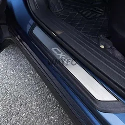 Car Accessories LED Threshold Bar For Mazda CX5 2017 2018 2019 2020 2021 2022 2023 2024 Door Sill Protector Plate Trim Styling