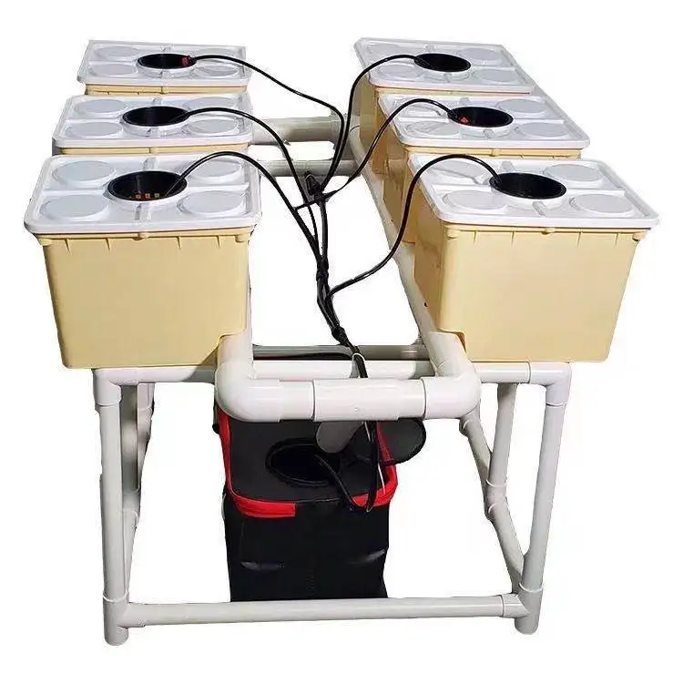 2025홈 발코니 무토양 재배 수경재배 더치 버킷 랙 심기 키트