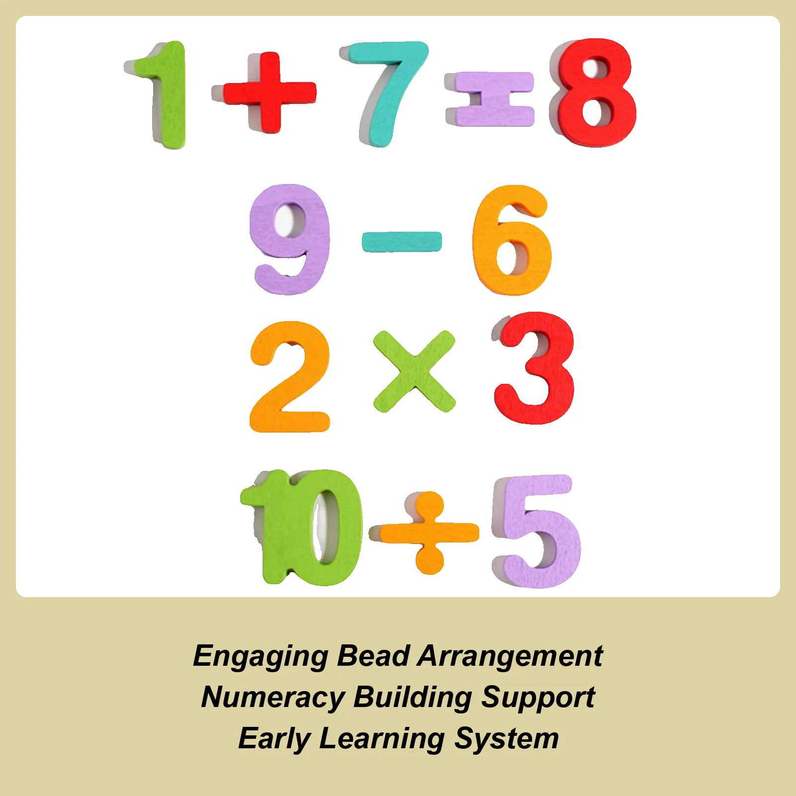 Tellen Peg Board voor kinderen Houten wiskunde Educatief speelgoed Wiskundige manipulaties voor peuters Kleuters Kleuters Kinderen