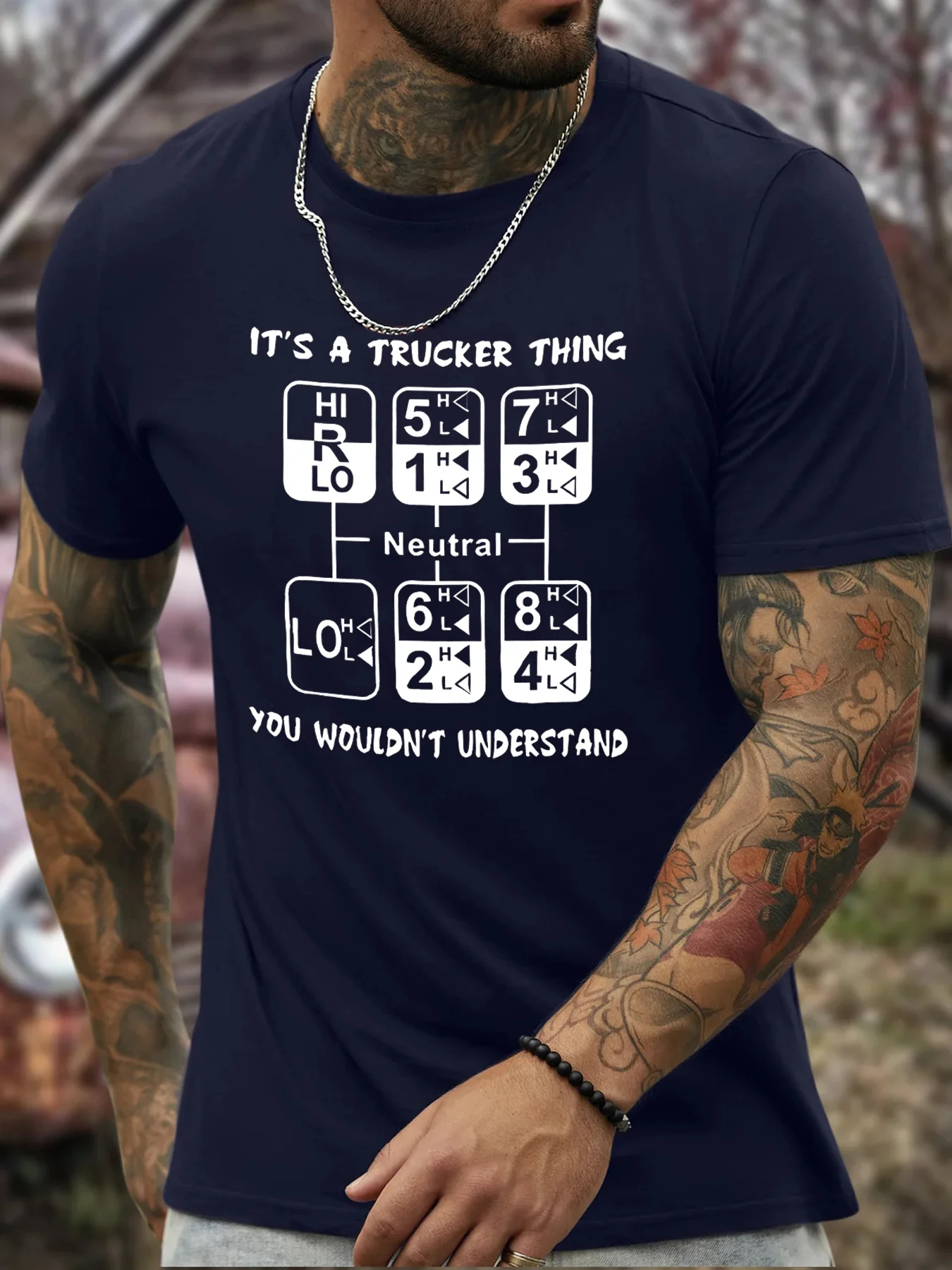 Funny Trucker T-Shirt 100% Cotton O-Neck Short Sleeve Summer Casual Mens T-shirt Streetwear