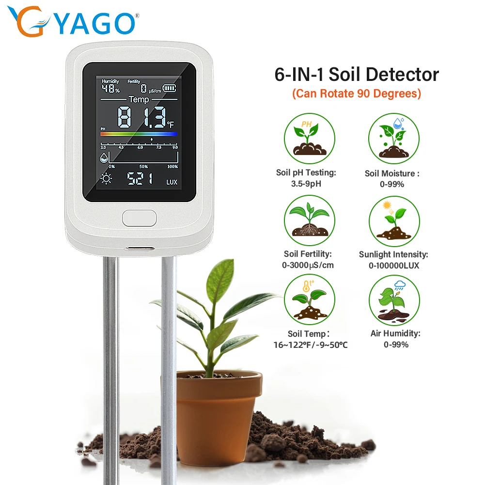 6-In-1 Digital Soil… - image