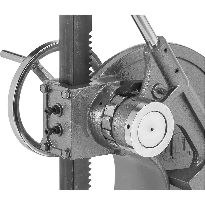 Arbor Press 2-5T Ratchet Type Arbor Press Ratchet Leverage Arbor Press with Handwheel Cast Iron Manual Desktop Punch Press
