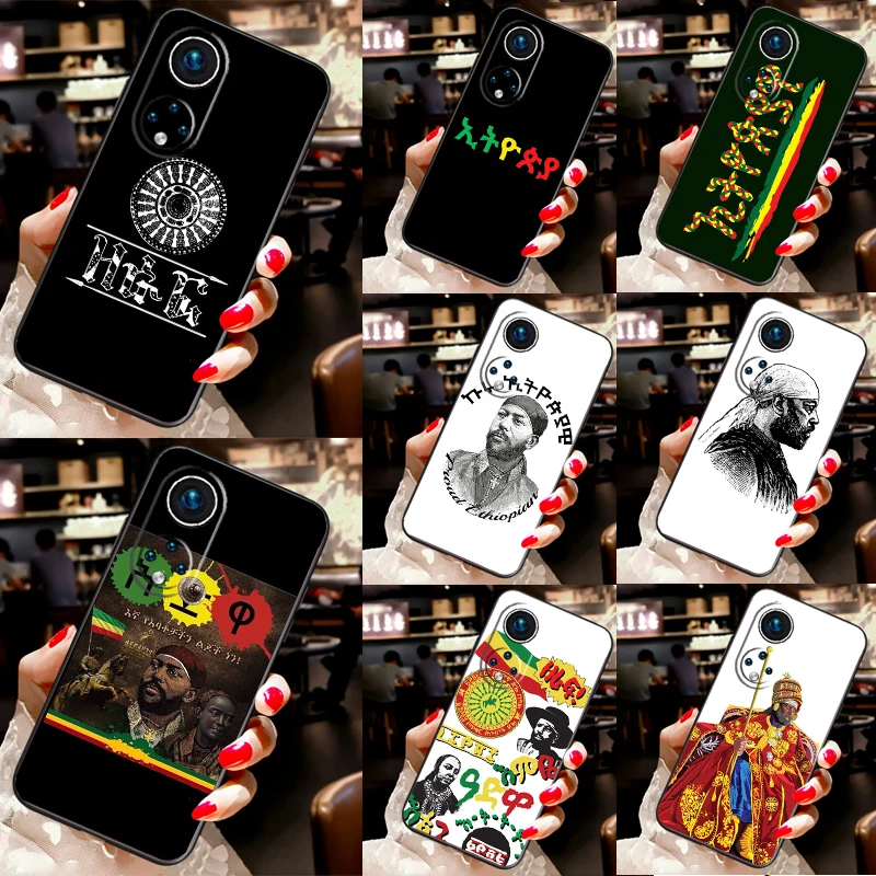 Emperor Menelik Ii Of Ethiopia Adwa For Huawei P30 Pro P20 P40 P Smart Nova 9 5T Case For Honor 70 50 X8 X9a Magic 5 Lite Cover