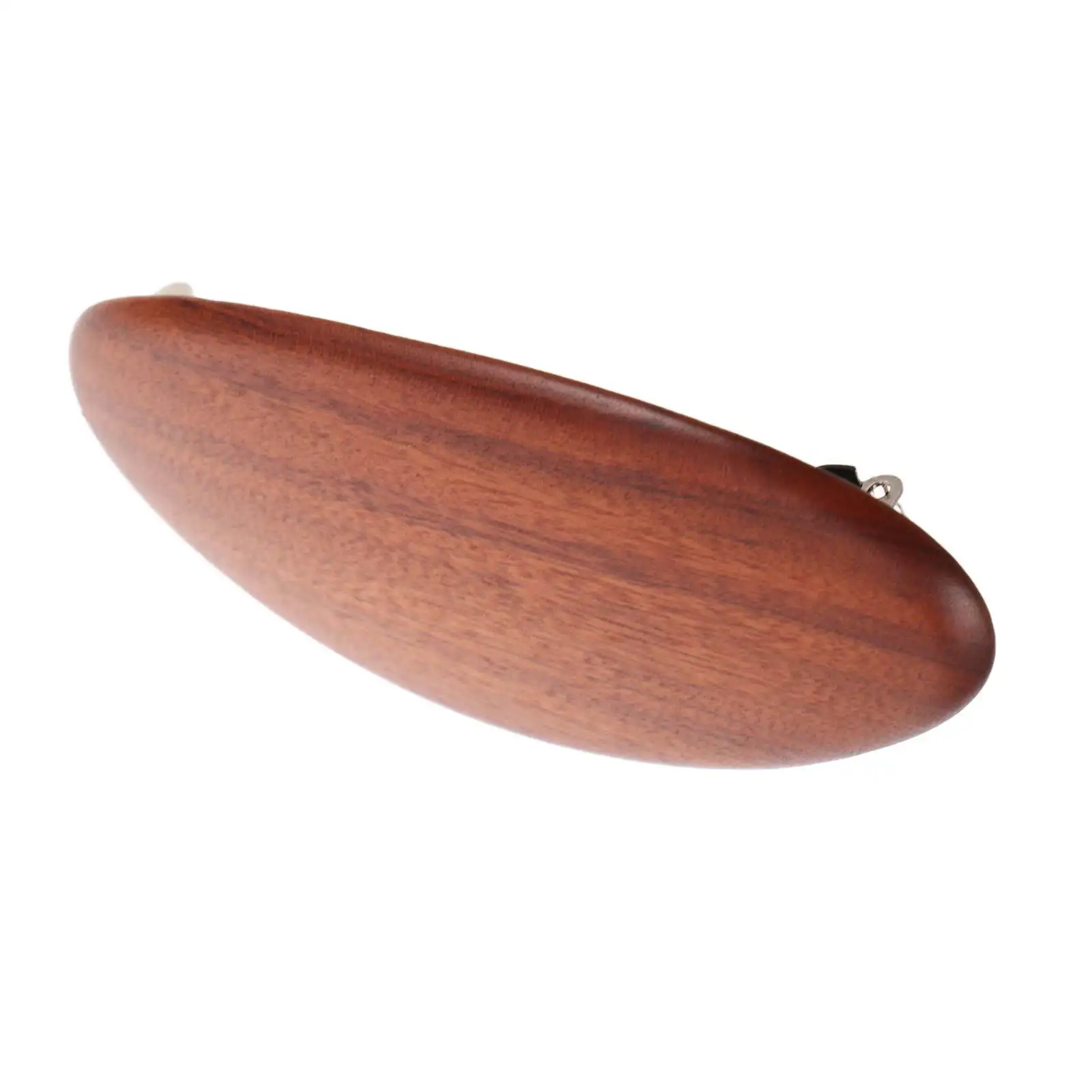 

Oval Wooden Hair Clip Large Vintage French Hairpin for Women and Girls Non-Slip Brown Wood Grain Barrette Cheongsam Retro Hair