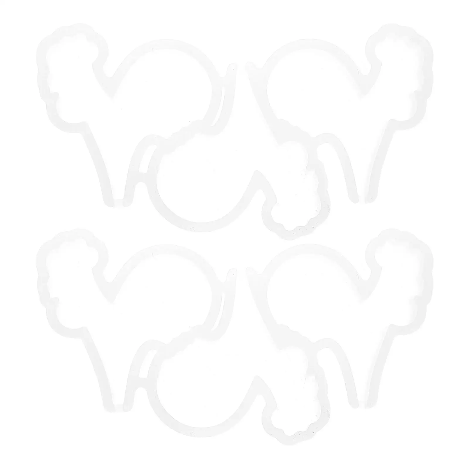 2Pcs Chocolate Mold Animal Shape Craft Silicone Reusable Baking Cake Molds DIY Candy Tools Rooster Hen Chocolate Cheese Lollipop