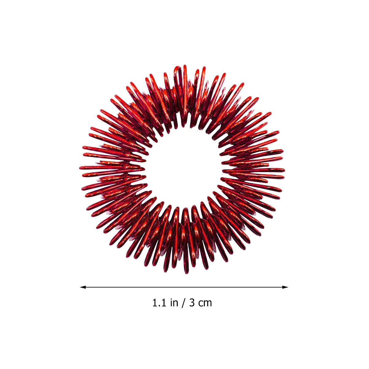 

15pcs Massage Rings Spiky Sensory Acupressure Finger Fidget Stress Relief Hand For Adults Red Blue Green Gold Silver Ball