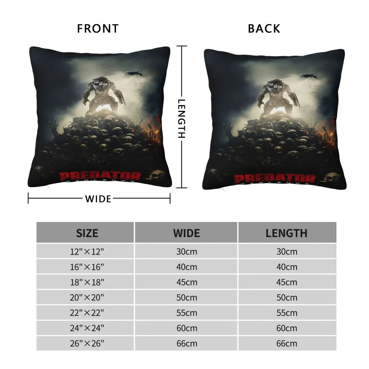 المفترس: الأراضي الغربية وسادة تغطي غطاء وسادة بوليستر ناعم هدية رمي كيس وسادة غطاء المنزل انغلق 40*40 سنتيمتر أحجام متعددة