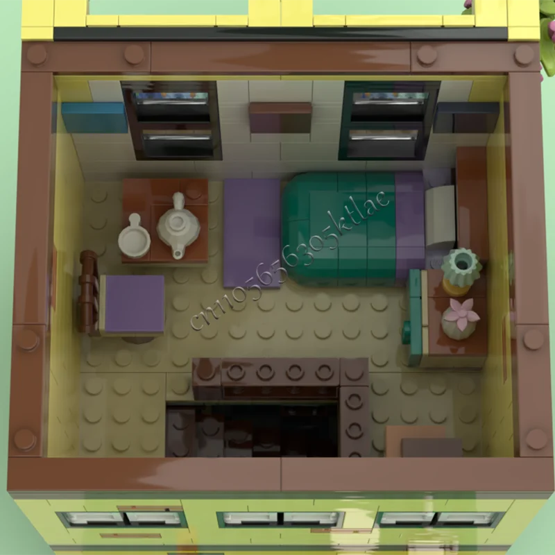 ชุดตัวต่อโมเดลร้านค้าบลูมแบบโมดูลาร์ HOT 1003 ชิ้น สไตล์เรโทร ของเล่นประกอบสำหรับเด็ก ของขวัญวันเกิดและคริสต์มาส