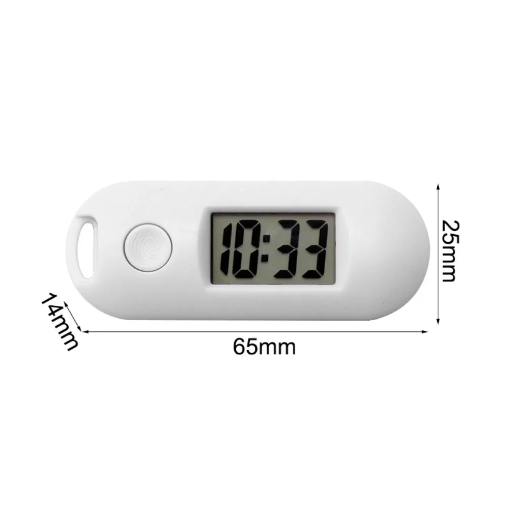 Mini Student Exam Study Library Digital Electronic Clock Pocket Watch Green Backlight LCD Display