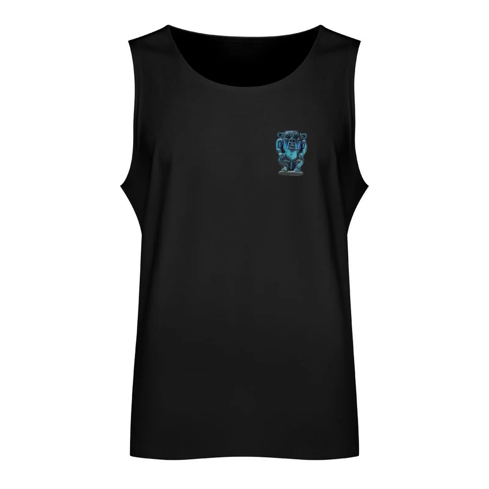 Amulet of Bes (on light blue) Tank Top sports vest Men's summer clothes