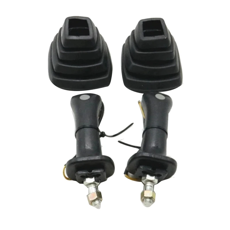 1Set Excavator Joystick Assembly Gears Handle With Dust Cover For Rexroth Yuchai LOVOL Longgong-Revo 55/60/65/75-8/80 Durable