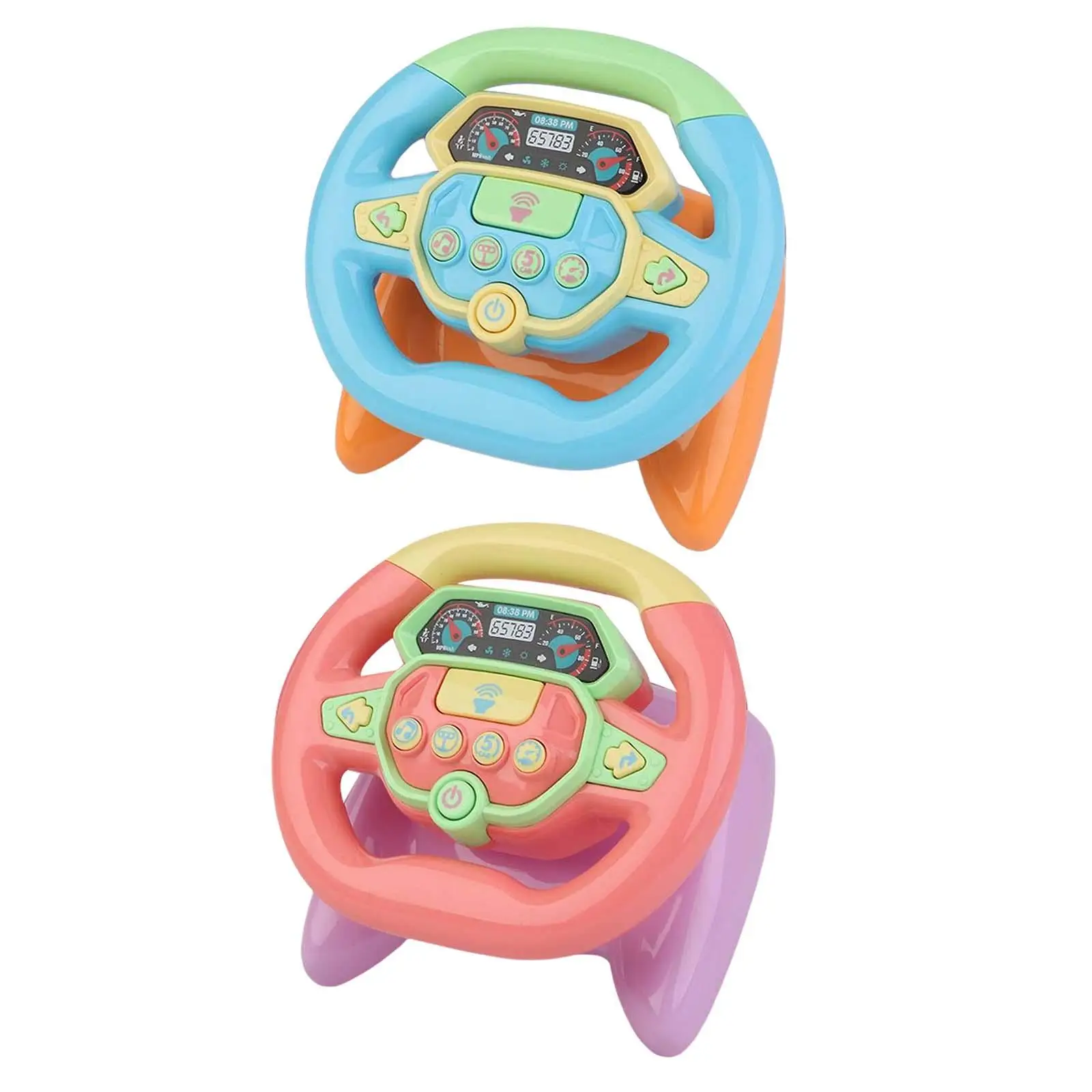 90 Degree Rotation Cars Simulation Steering Wheel Toy Educational Toys Pretend Driving Toy Boys Leisure Driving Controller Girls