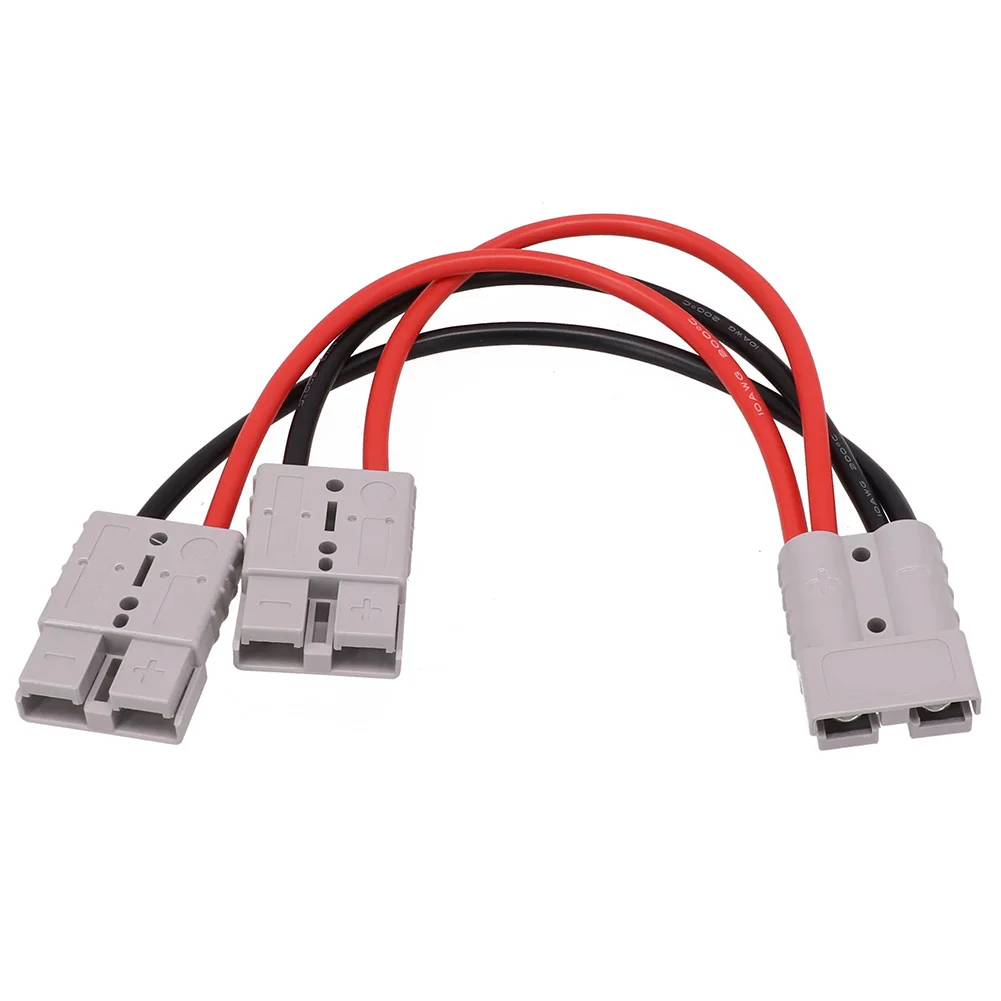 To Dual Y Adapter Plug Connector For Anderson Plug RVs 120A 6AWG Automotive Cable Connect Circuits Connect Devices