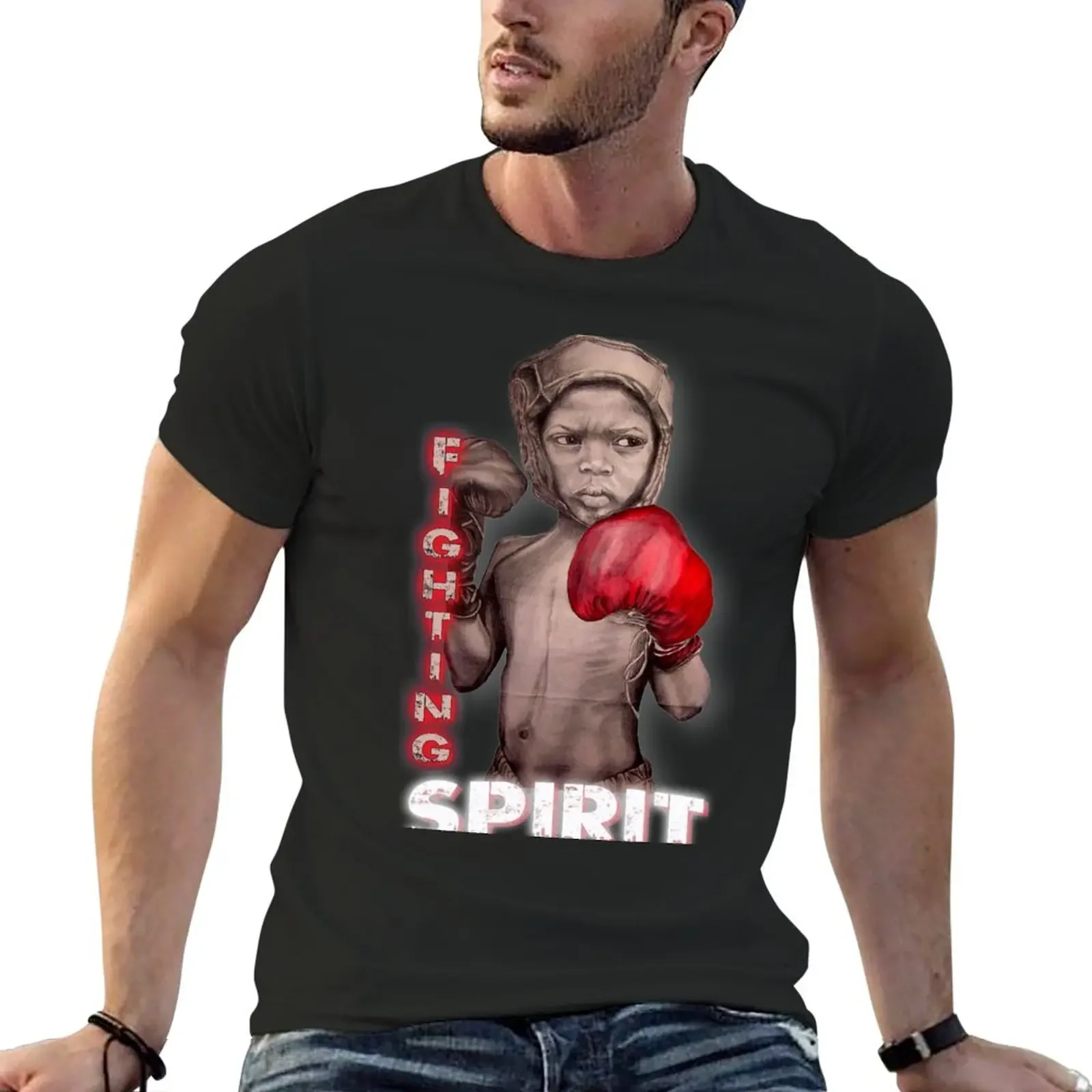 

Boxing T-Shirt sports fans aesthetic clothes mens clothing