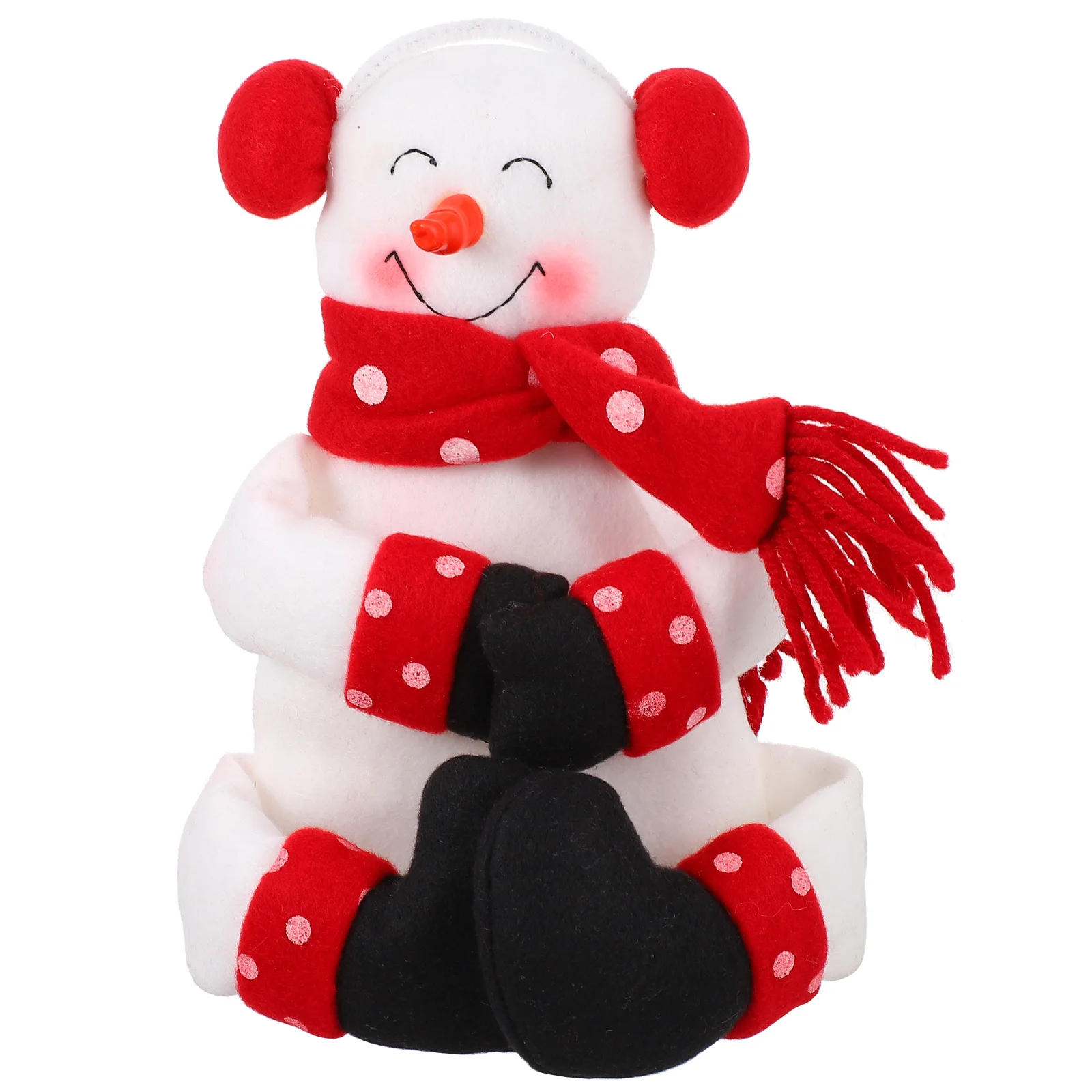 

Snowman Decorations Christmas Bottle Cover nament Hugger Kitchen Table Beer Can Reusable Washable Xmas Gift