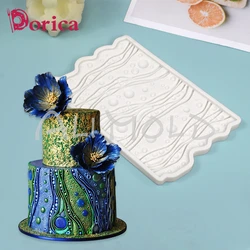 New Jewelry Diamond Fondant Silicone Mold Diy Cake Border Decorating Tool Chocolate Mold Resin Clay Gypsum Home Decoration Model