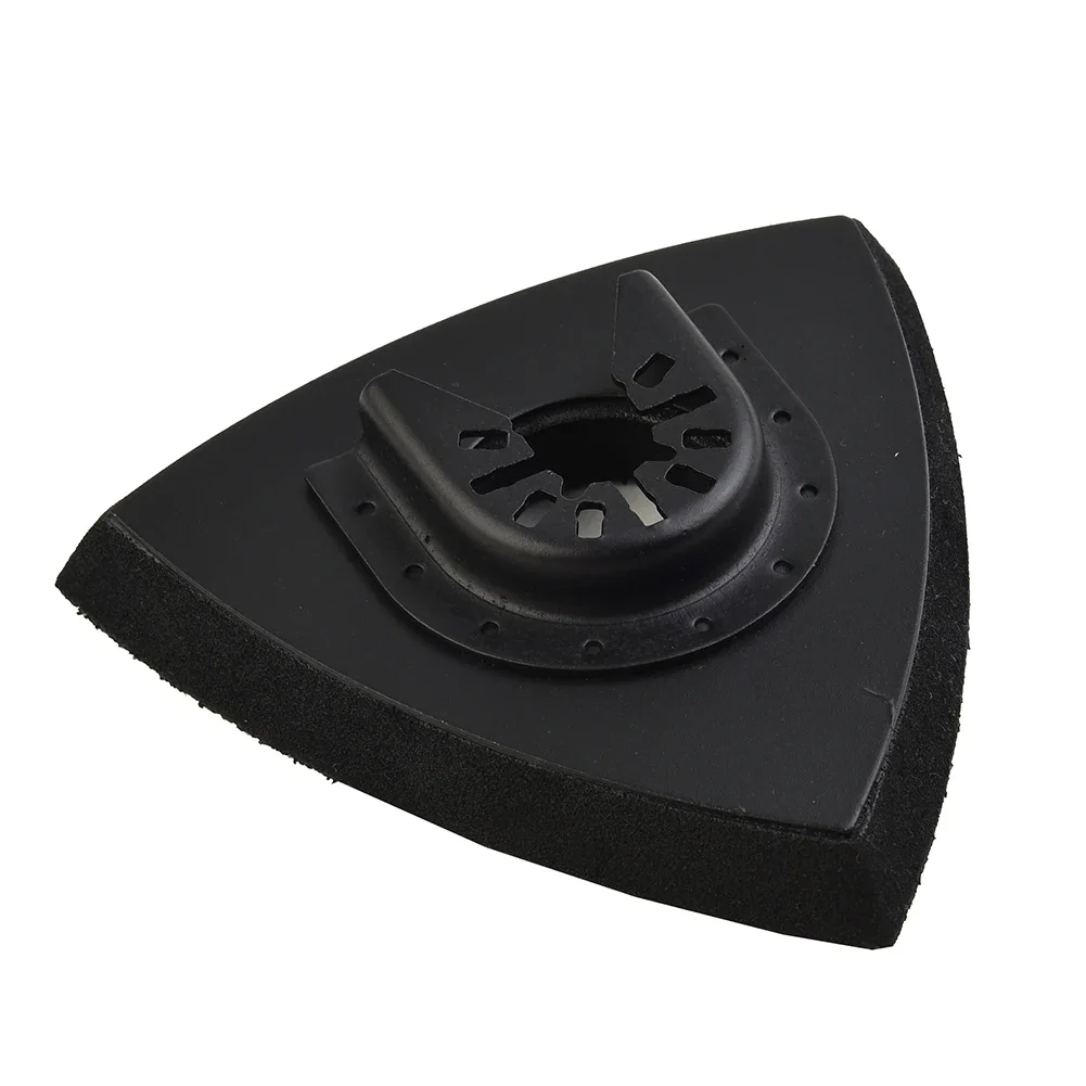 1pc Triangular Oscillating Tool Sanding Pad Quick Release 80mm/90mm/93mm Fit Multi Tool Multifuction Upgraded PU Pad