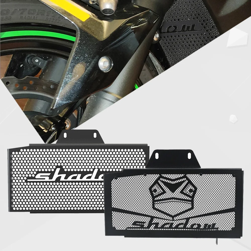 

FOR Honda VT 125 Shadow Motorcycle VT125 shadow 1999-2007 2006 2005 2004 2003 Radiator Grille Guard Cover Water Tank Protection