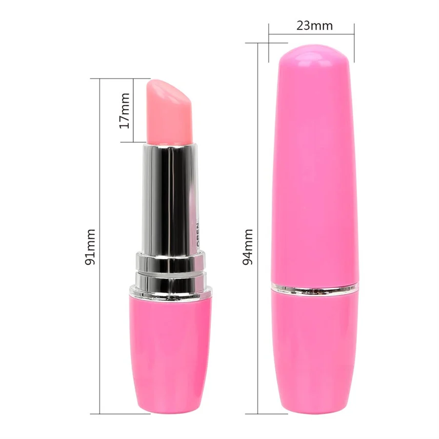 Mute Vibrator Clitoris Stimulator Waterproof G-spot Massage Mini Lipstick Vibrator Sex Toys For Woman Masturbator Adult Products