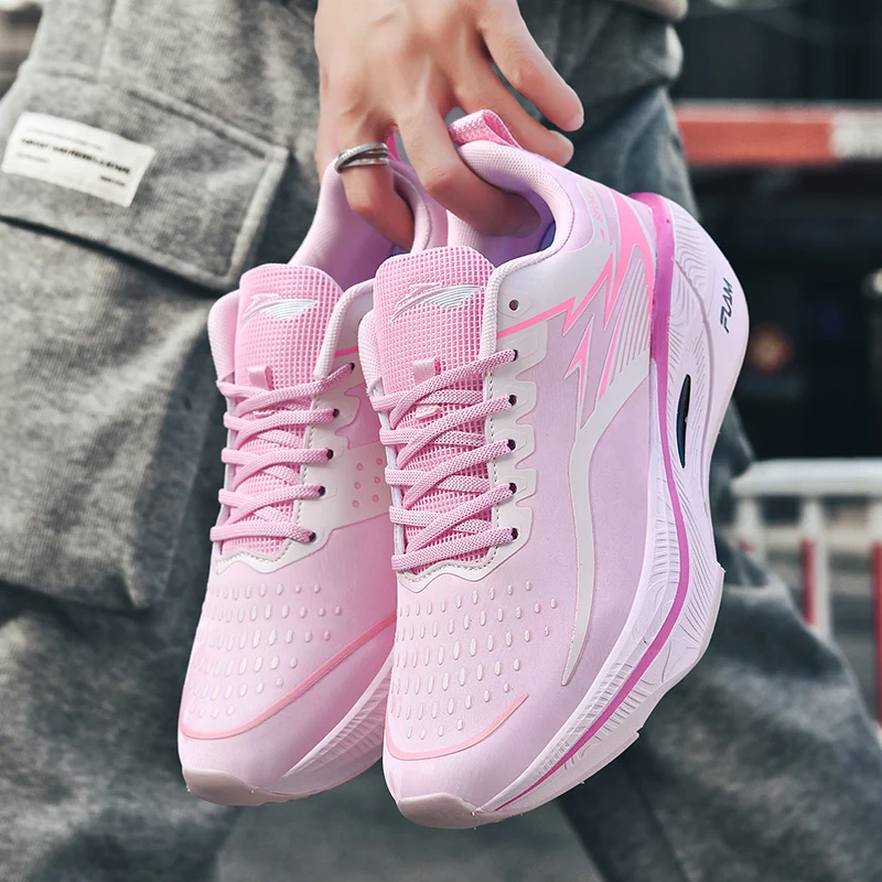أحذية رياضية عالية الجودة للرجال منصة عادية الجري أحذية رياضية رجالية المدرب تنفس المشي حذاء كرة السلة النساء مريح