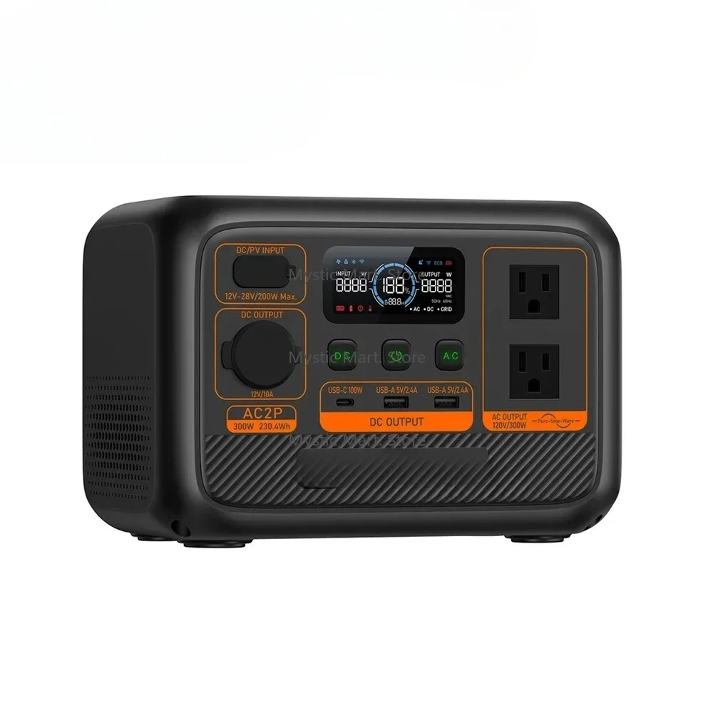 

300W 100V 240V 50-60hz Lithium Battery Portable Solar Power Station