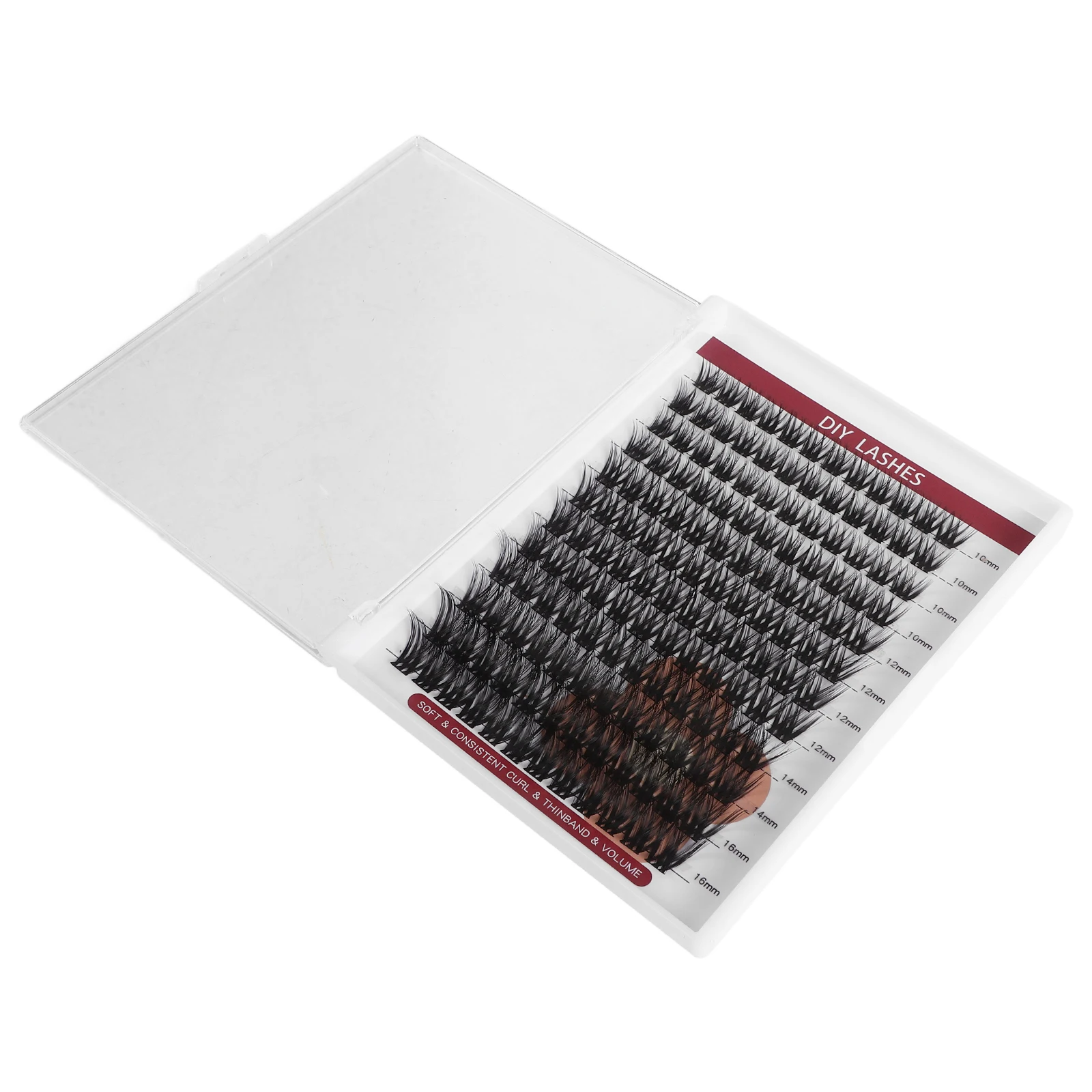 1 صندوق الرموش الصناعية حليقة لاش قطاع رموش اصطناعية النساء فستان زي اكسسوارات المدمجة لاش ملحقات تأثيري جلدة