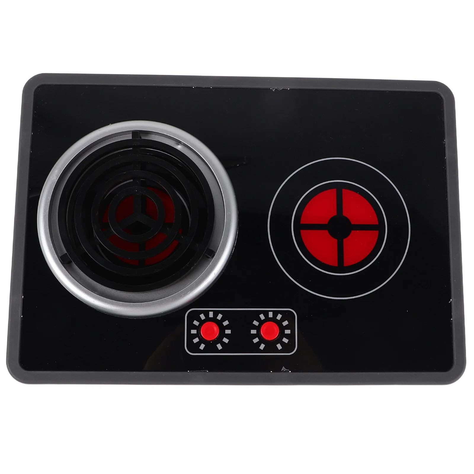 1 ensemble de réchaud de cuisine pour enfants, cuisinière à Induction lumineuse réaliste, effets de lumière sonores, conception légère et sûre, plastique Durable