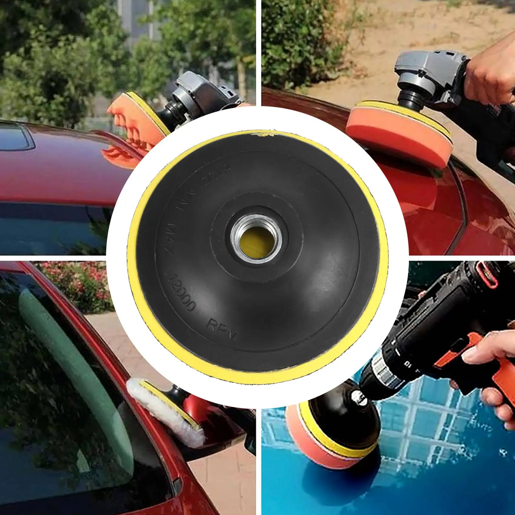 연마기용 백킹 패드 샌딩 패드, K1 스레드 직경 100mm, M14, 신제품