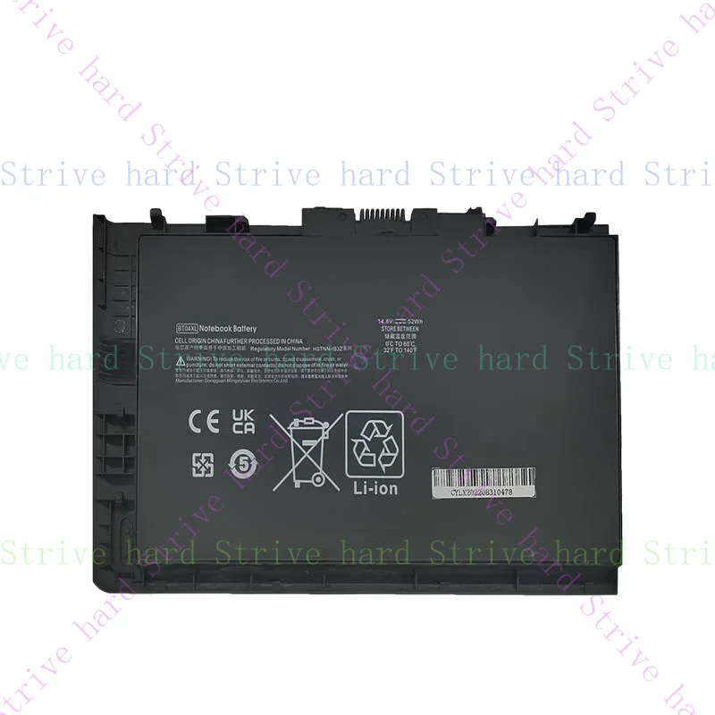 

АККУМУЛЯТОР BT04XL ДЛЯ HP EliteBook Folio 9470M 9480M HSTNN-DB3Z 682962-001 НОВЫЙ США