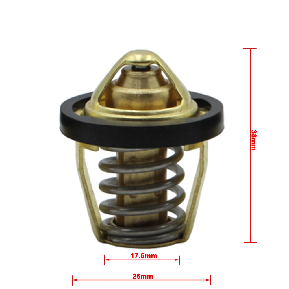70℃ Motorcycle Thermostat Water Coolant Thermostat for Zongshen Loncin Water-Cooled Engine Dirt Bike ATV Motorcycle Parts