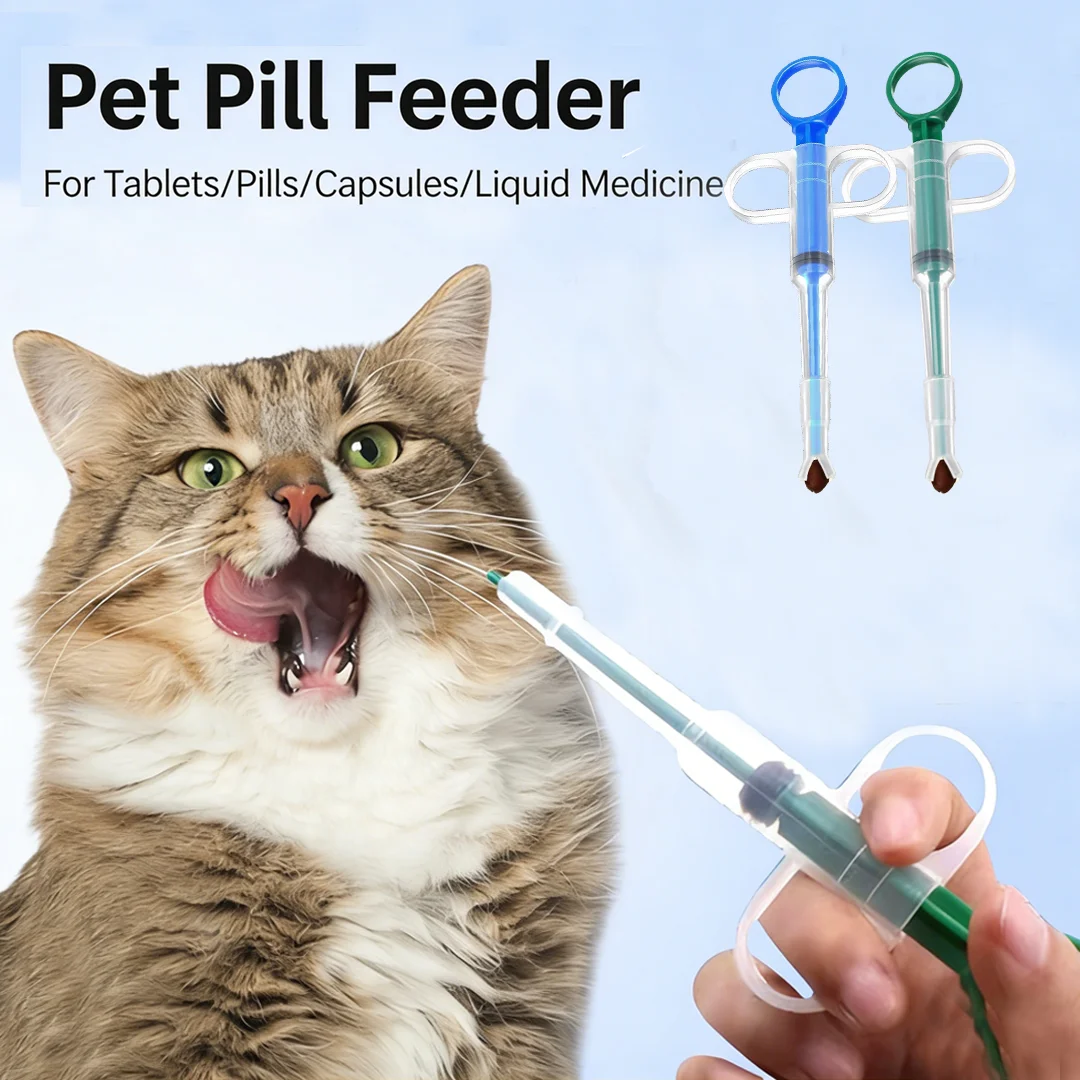 

1 Pc Portable Pet Water Dispenser, Dog & Cat Medication Syringe Suitable For Puppies Kittens Water Milk Medicine Bottles