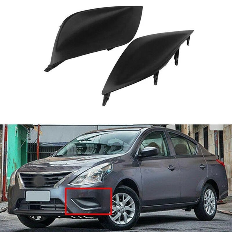 Передний противотуманный бампер для Nissan Versa Sedan 622566W80A,622576W80A, 1 пара