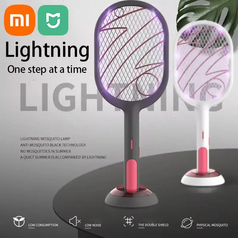 XIAOMI MIJIA Smart RC Shock 2 in 1 Mosquito Killer LED Trap Flies Swatter USB Rechargeable Household Bug Zapper Mosquito Trap