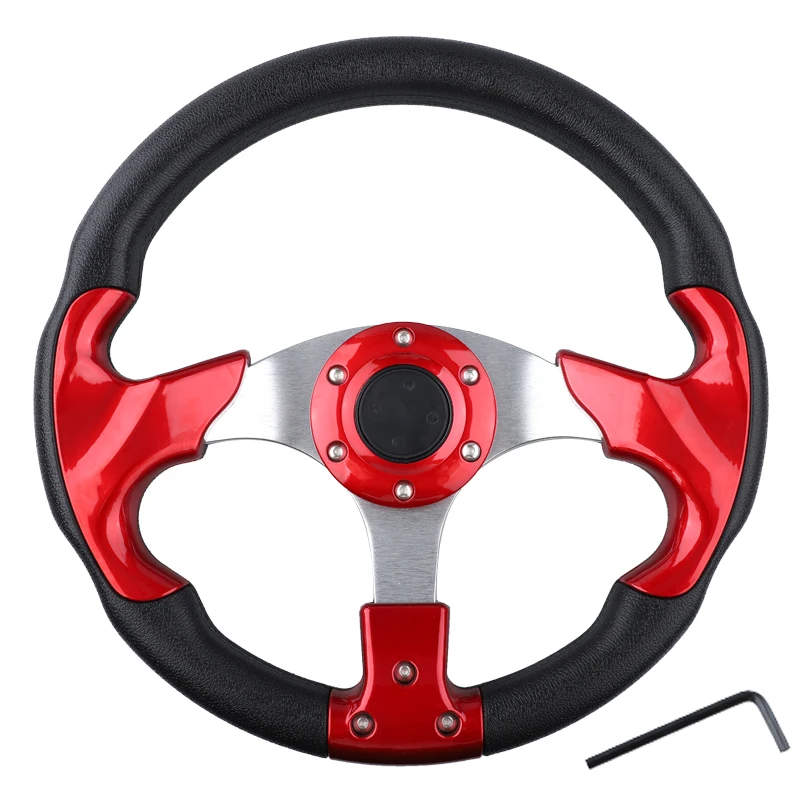 Aluminum Alloy Racing Style 320mm 13 Inch Steering Wheel for YAMAHA Golf Cart EZGO Car Accessories