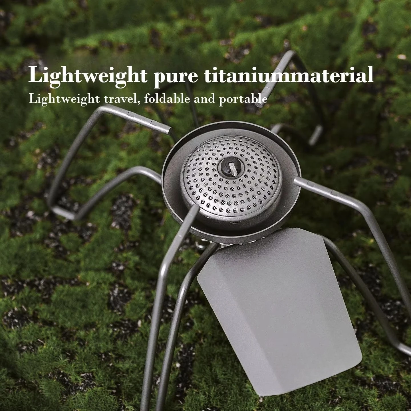 Titanium Ultralight Folding Spider Stove Micro Regulator Outdoor Cooking Burner