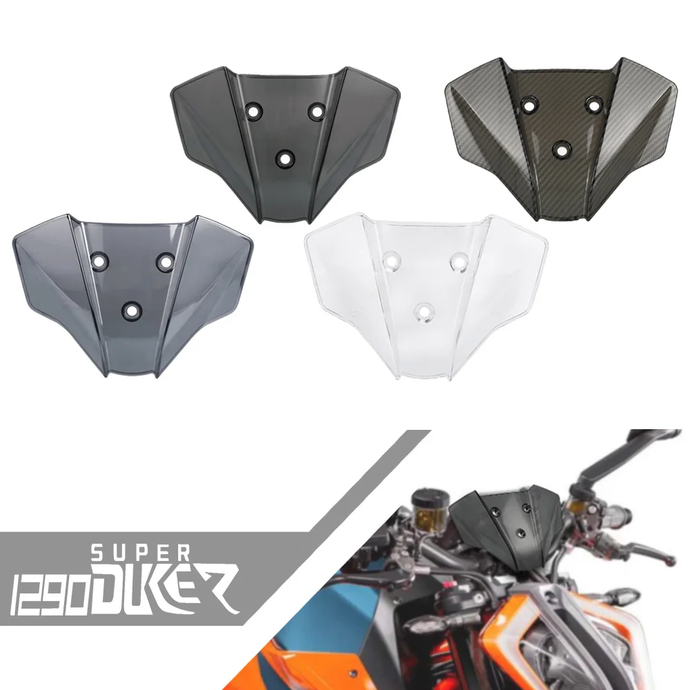 

For 1290 SuperDuke R MY 20 1290 Super Duke 2020 2021 2022 2023 2024 Fly screen air Deflector Motorcycle Windshield Windscreen