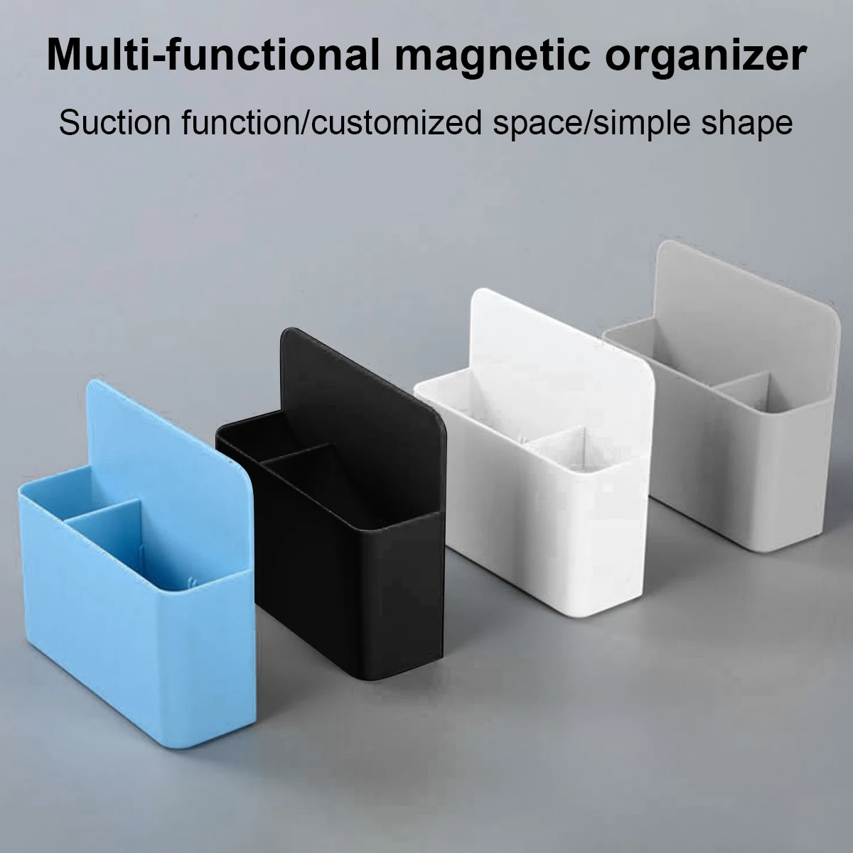 Magnetic Pen Holder Magnetic Cup Locker Organizer Fridge Pen Holder With Strong Magnets Dry Erase Marker Storage Holder Cabinet