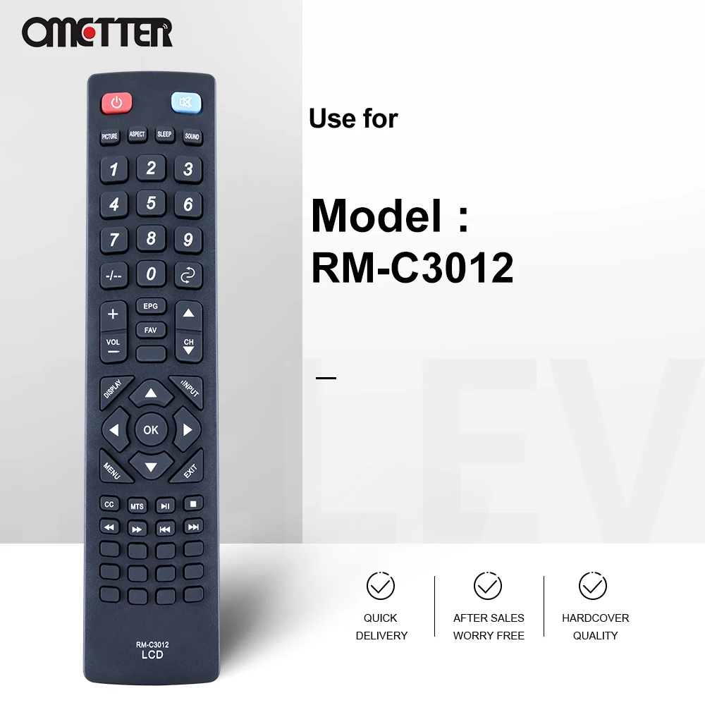 RM-C3012 telecomando sostitutivo Commander adatto per JVC TV LT-42UE75 LT-55EM76