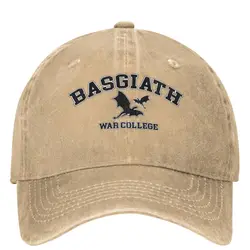 Men Women Fourth Wing Basgiath War College Baseball Caps Vintage Distressed Washed Dad Hat Adjustable