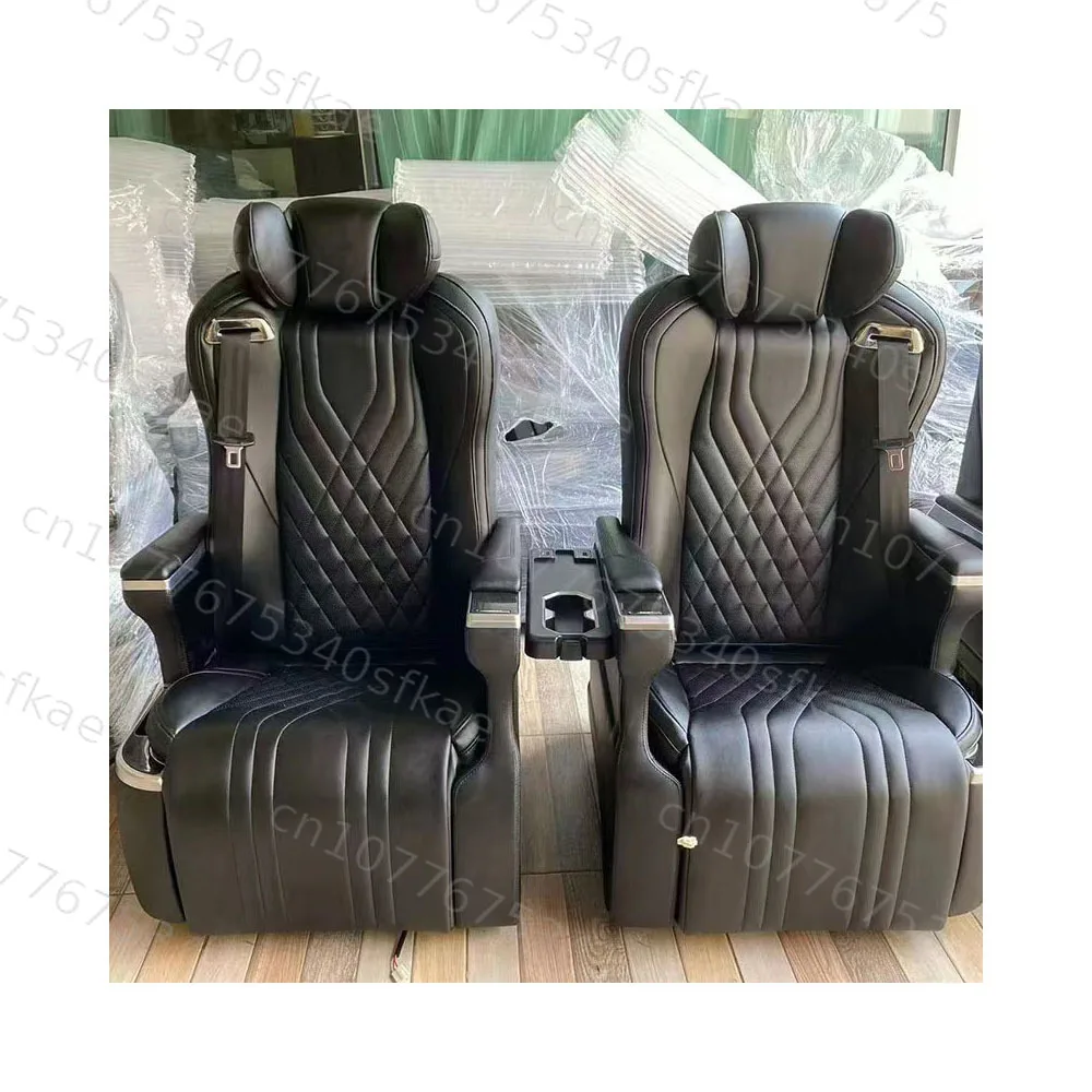 Customized CHENG HAI Alphard Accessories W447 Hiace Van Sprinter v Class Auto Electric Car Leather  Vip Seats view 4