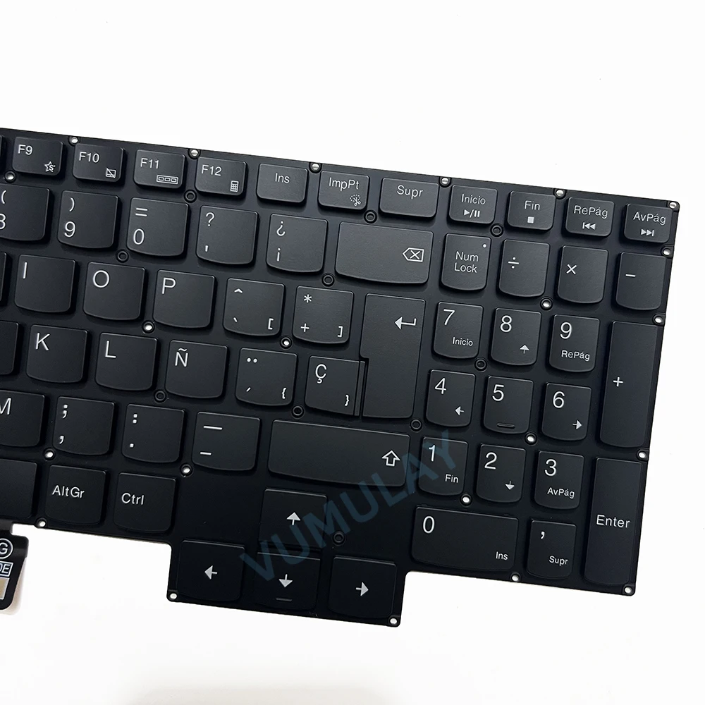 Imagem -04 - Teclado Retroiluminado Espanhol para Lenovo Legion 17ach6 17ach6h 17ith6 17ith6h 517ach6 5-17ith6 82jy 82k0 Sn21b43765 V193320ek1-sp P05cyxbg