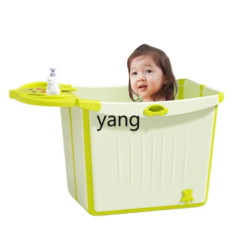 

CX Children Bath Barrel Baby Bath Bucket Folding Bath Bucket Baby Swimming Bucket Children Can Sit Bathtub