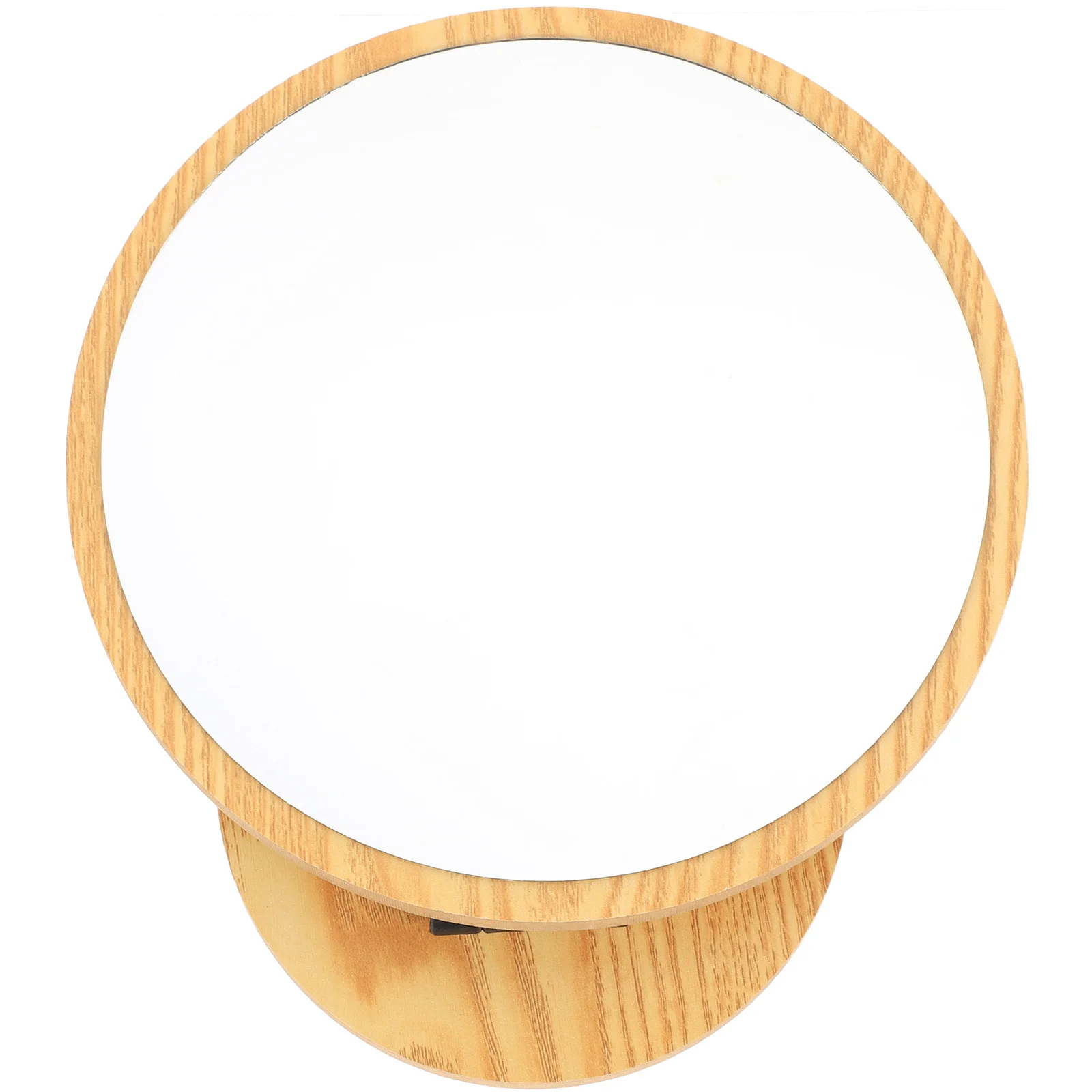 مرآة مكياج على سطح الطاولة بإطار خشبي، مرآة زينة قابلة للتعديل للفتيات، غرفة النوم، المنزل، المكتب، مرايا روتينية للتجميل #2