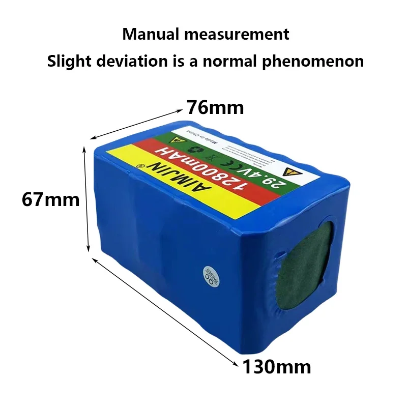 7s4p 24v 30ah 29.4v 12.8AH lithium-ion battery with built-in BMS+2a charger