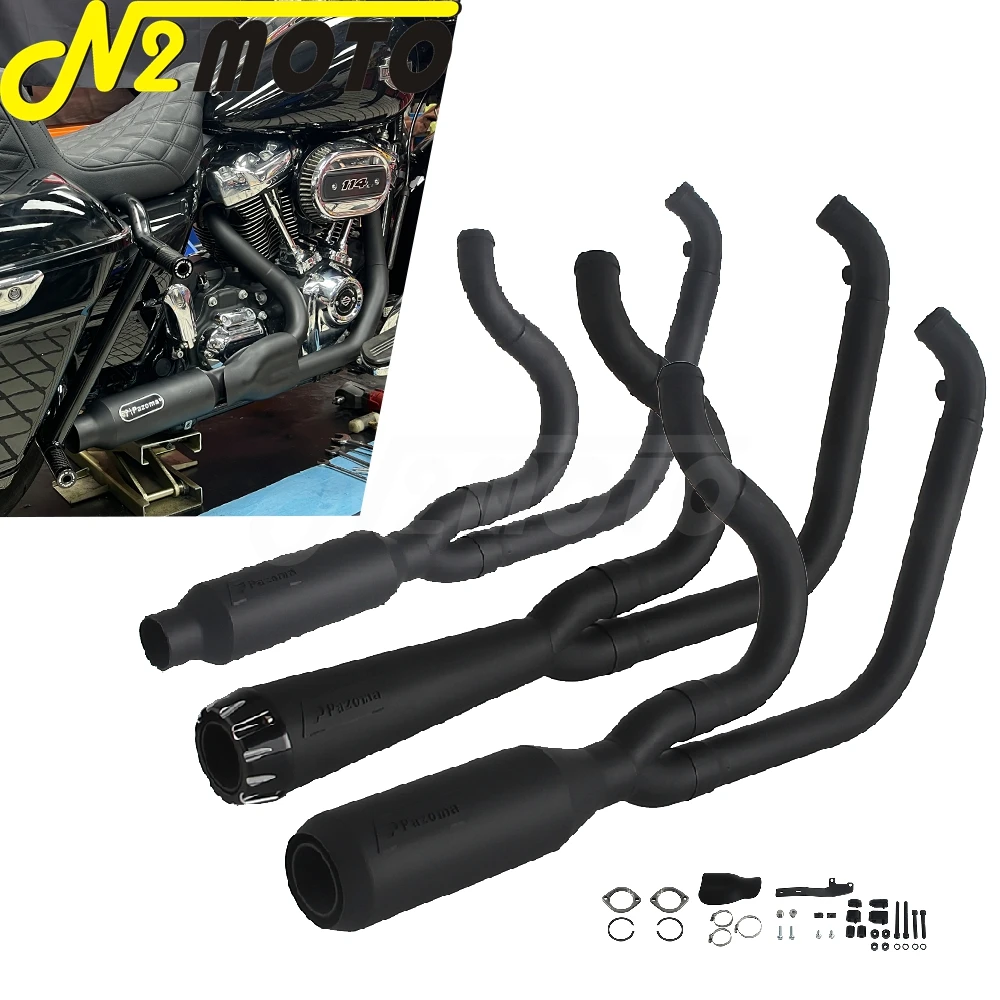 

1 комплект выхлопной трубы мотоцикла для Harley Touring Road Glide FLTRK FLTRX FLTRXS FLTRU FLTRXP FLTRXST FLTRXSTSE FLTRXSE