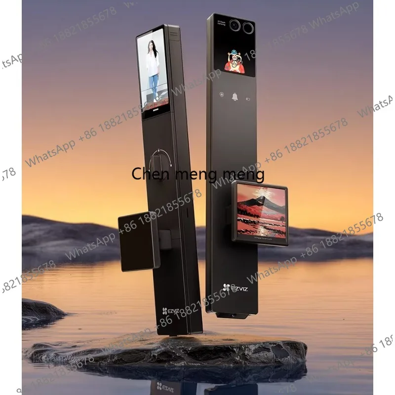 [New product] Smart face video lock three-screen dual-camera fingerprint Y5000FVX Ultra
