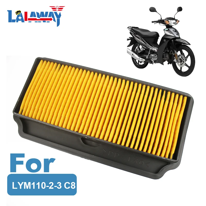 Cub Motorcycle  Air Filter Motor Bike Intake Cleaner For YAMAHA LYM110-2-3 C8 , Air Filter