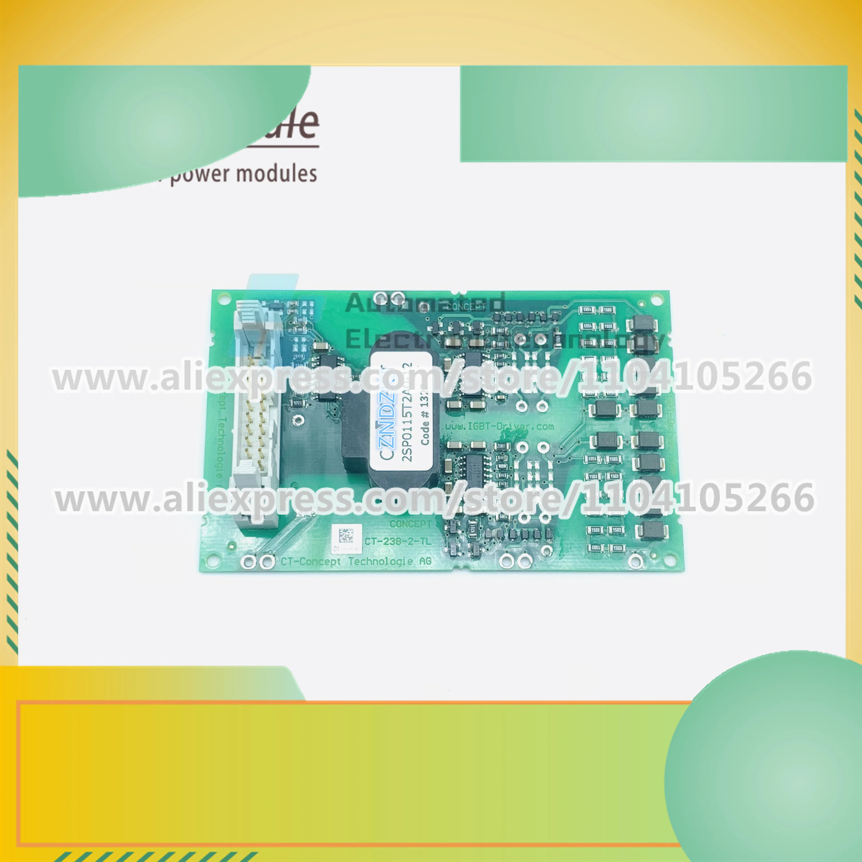 لوحة سائق وحدة IGBT ، الشراء المباشر الأصلي ، 2SP0115T2A0-12 2SP0115T2AO-17 2SP0115T2C0-12