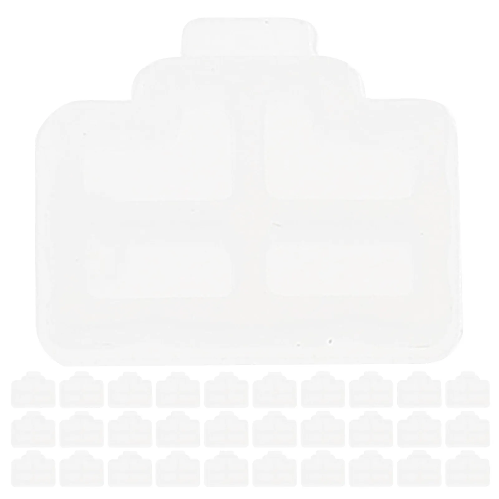 100Pcs Ethernet Hub Port Cover Rj45 Dust Plug Protector for Computer Router Laptop Network Cable Hole Plug Seal