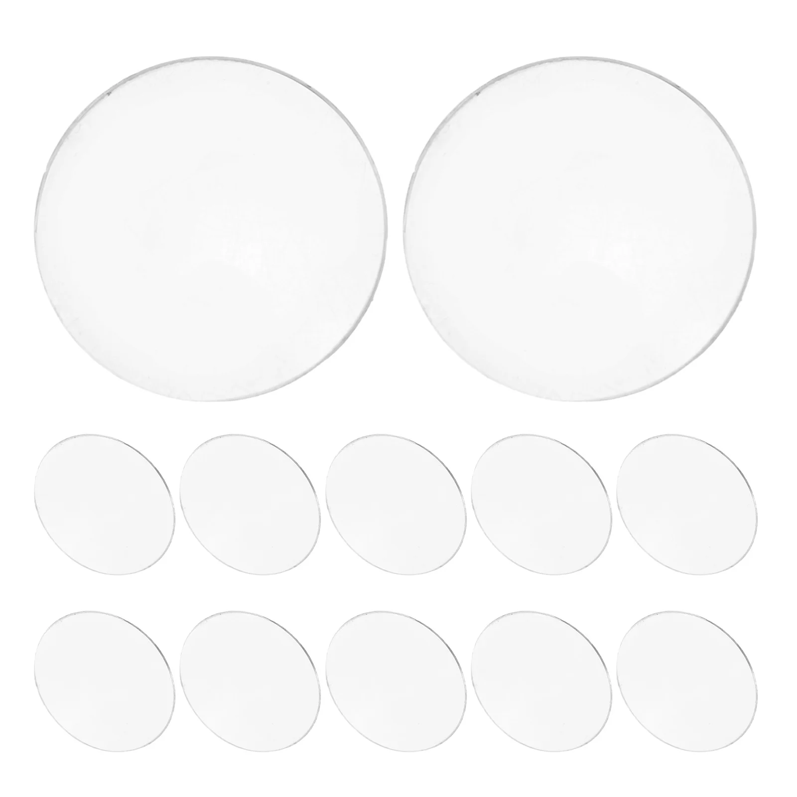 

20Pcs Transparent Spotlight Glass Dome Covers Curved Floodlight Mr16 Landscape Outdoor Lighting Lens Decorative Bulb Cover
